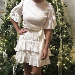 Light cream ghignam dress!